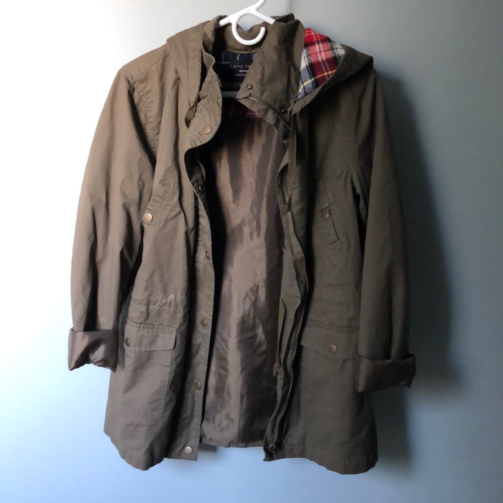 Love Tree Army Green Jacket